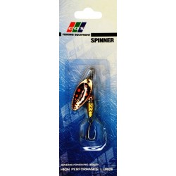 Блешня для риболовлі, обертова, EOS S0029D, вага 5г, колір GS323003